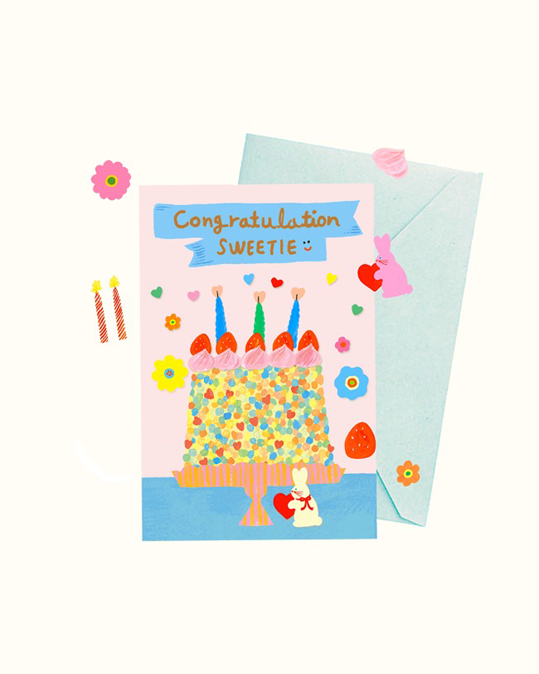 Folding Card <A letter from> Congratulation Sweetie