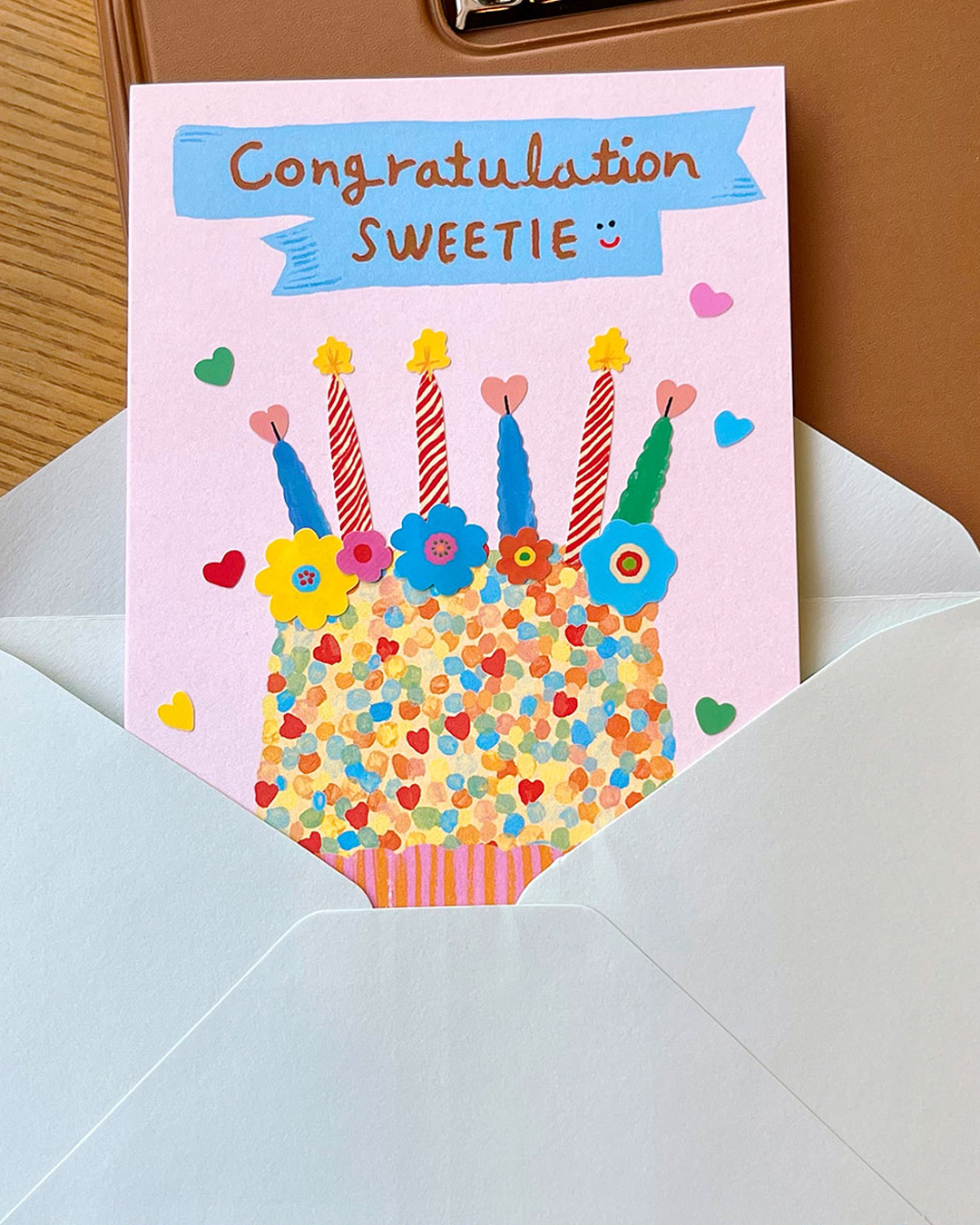 Folding Card <A letter from> Congratulation Sweetie