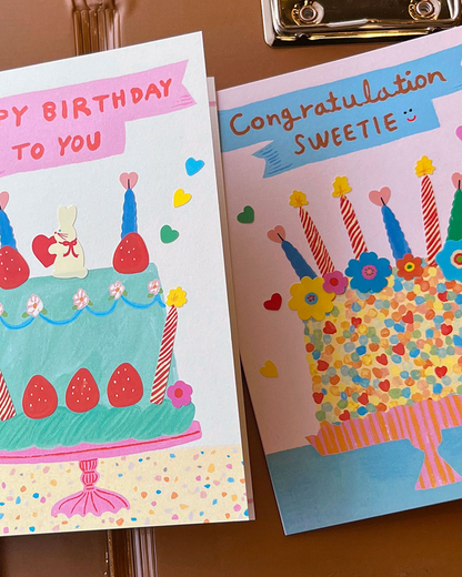Folding Card <A letter from> Congratulation Sweetie