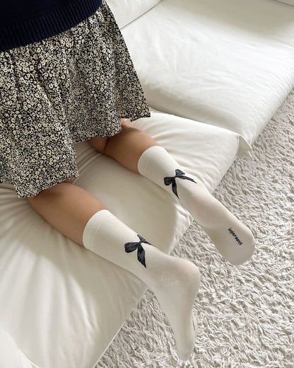 Women's Socks<BonjourMarch> Ribbon