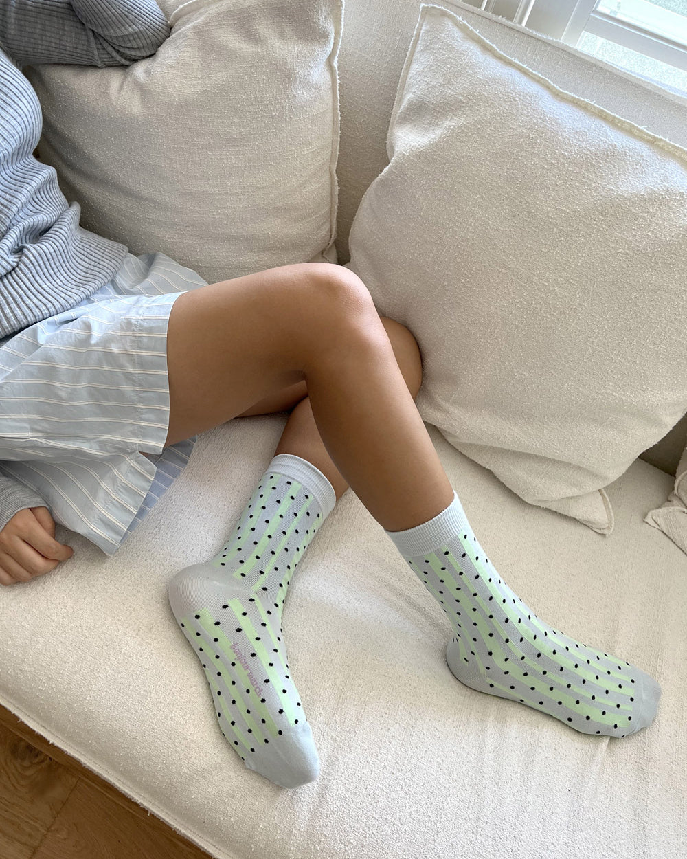 Designer Women's Socks<BonjourMarch> Bonbon