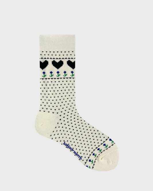 Designer Women's Socks<BonjourMarch> Valentine's Day